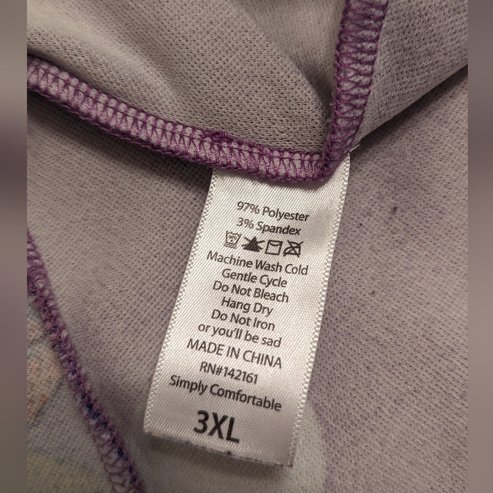 LuLaRoe Amelia Pleated Textured Dress 3XL - Picture 9 of 9